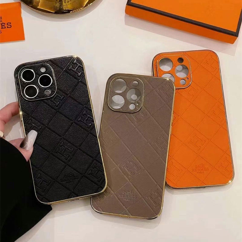 Hermes iPhone13/14/15 16 Pro Max Wallet Flip Case