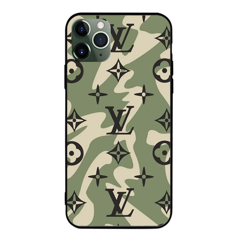 LV Fashion Brand iphone 15 16 pro max Full Cover housse